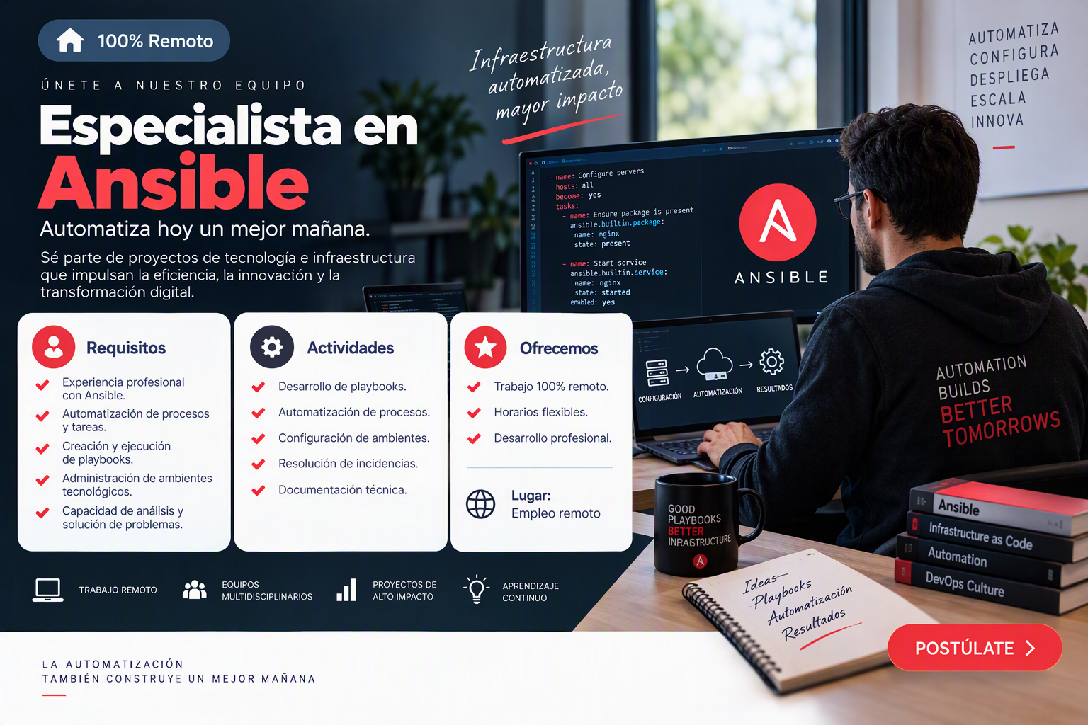 Especialista en Ansible